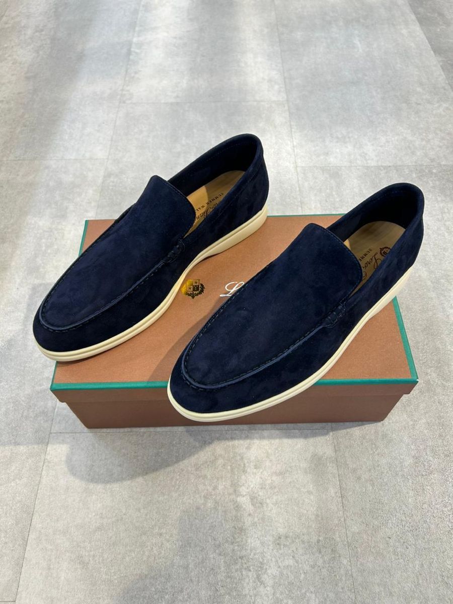 LORO PIANA Master Series – Men Shoes (Navy Blue)