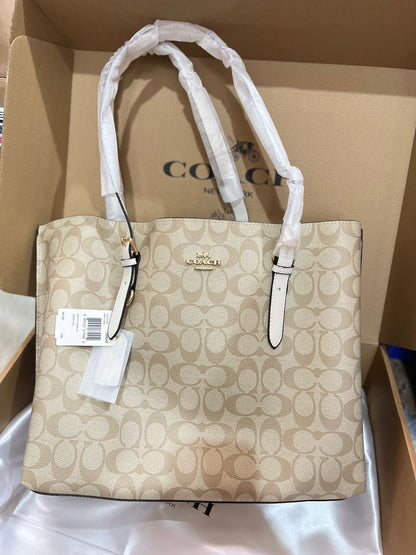 C-O-A-C-H MOLLIE TOTE BAG 34 (CV967) – Women Bag (Cream Off White)