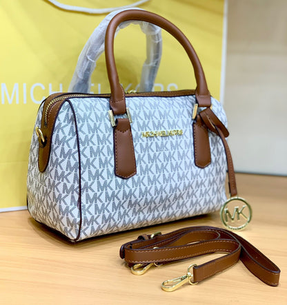 MICHAEL KORS BOSTON BAG – Women Bag (Off White)