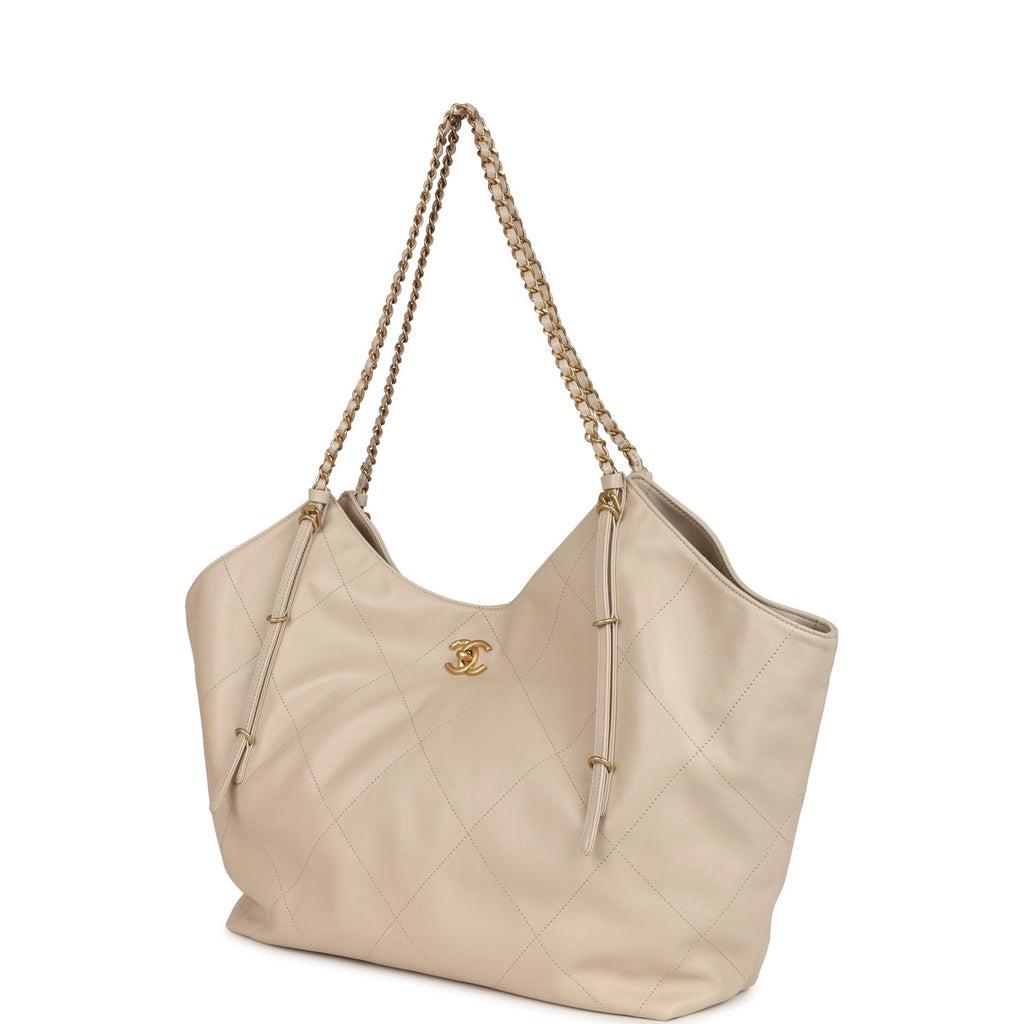 C-H-A-N-E-L 25S MAXI TOTE BAG – Women Bag (Off White)