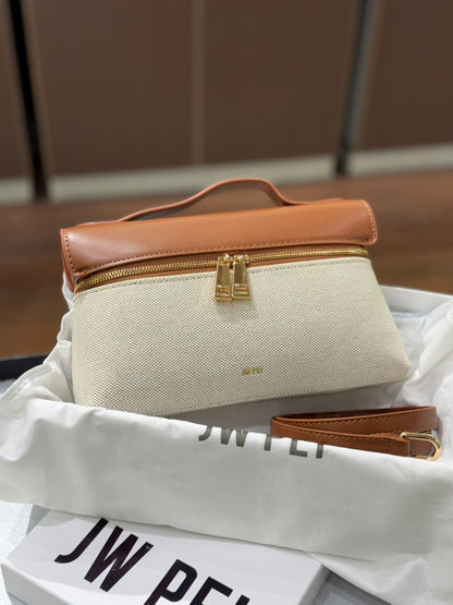 JW PEI WOMEN’S THEA TOP HANDLE BAG – Women Bag (Off White Brown)