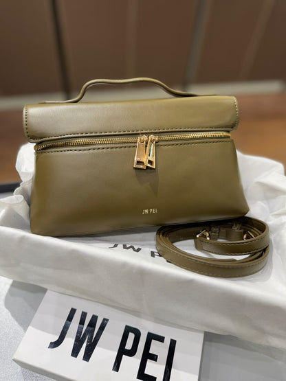 JW PEI WOMEN’S THEA TOP HANDLE BAG – Women Bag (Olive Green)