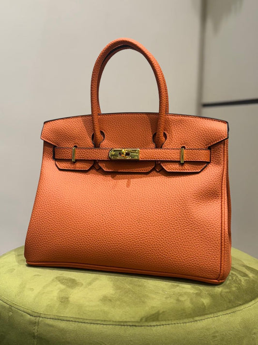 HERMES BIRKINS NEW STOCK 2026 – Women Bag (Orange)