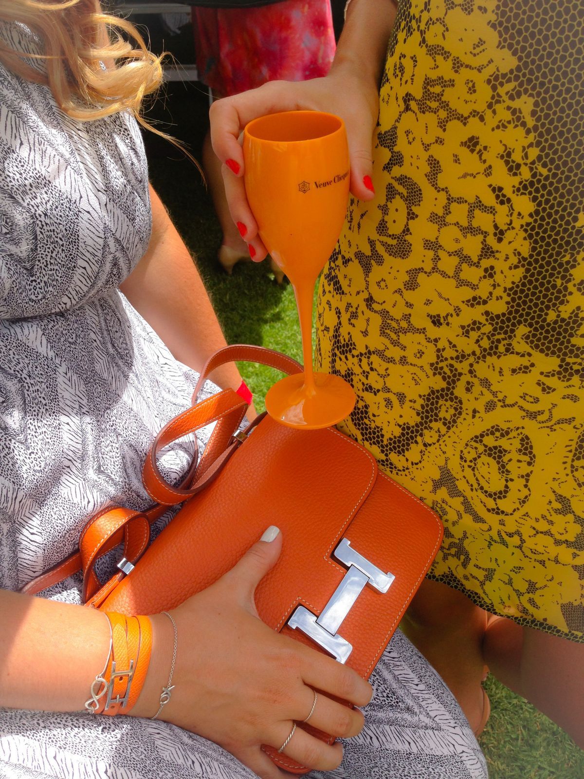 Hermès Constance 18 Bag – Classic Palladium Hardware (Orange)