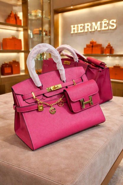 H-E-R-M-E-S Luxury Women Bag – Master Series (Pink)