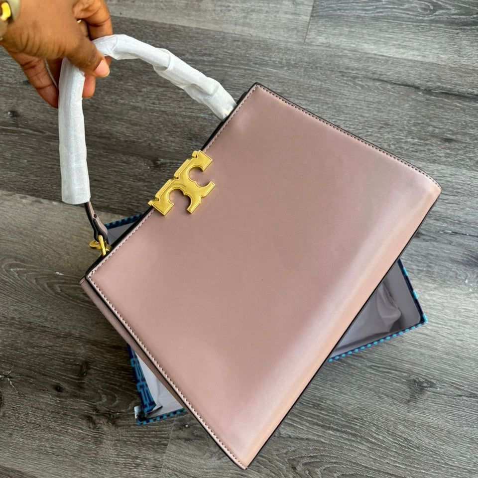 Tory Burch Eleanor Satchel – Premium Women Bag (Tea Pink)