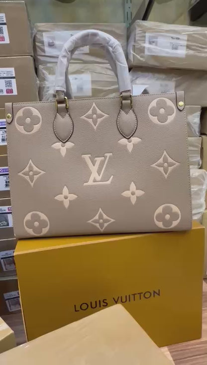 LOUIS VUITTON – ONTHEGO MM TOTE BAG (Sky Blue)