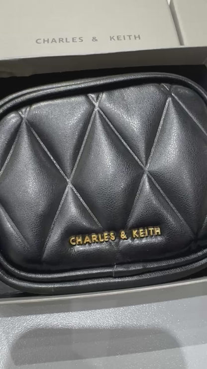 CHARLES & KEITH ARWEN QUILTED MINI BAG – Women Bag (White)