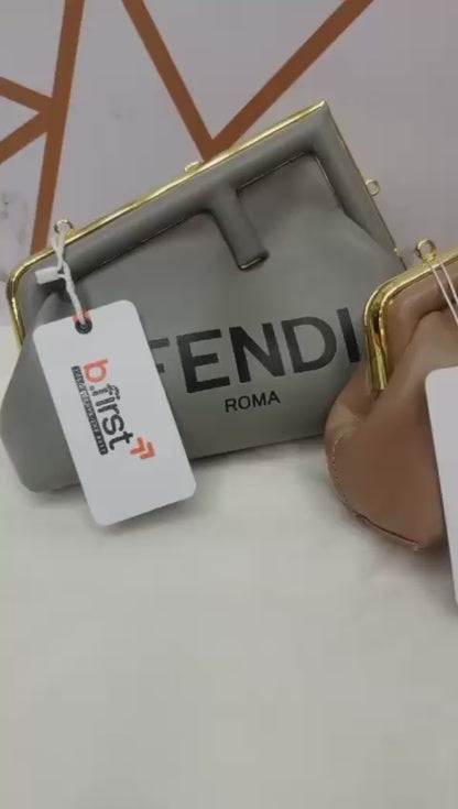Fendi-Inspired High-Quality Imported Crossbody Bag (Brown)