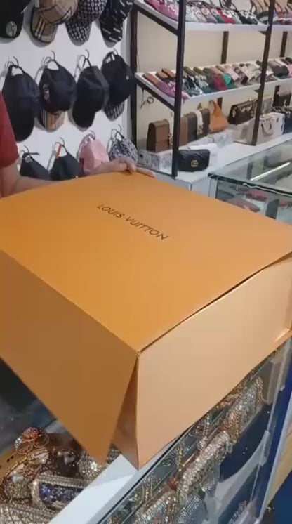 LOUIS VUITTON OnTheGo MM – Master Series Full Size Women Bag (Beige Black)