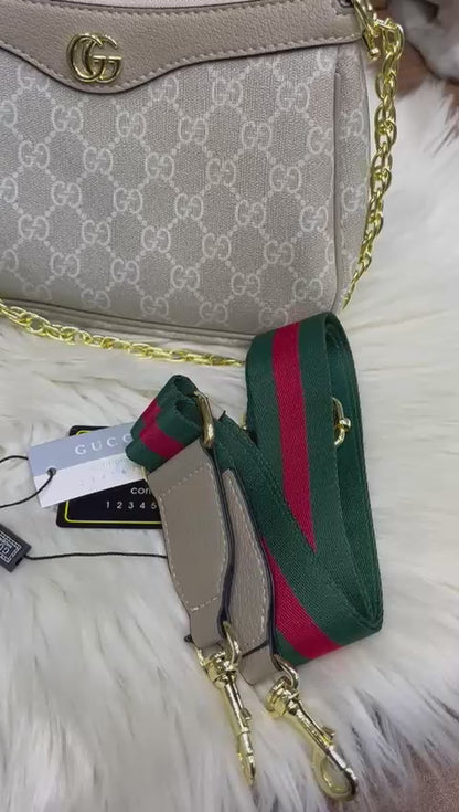 GUCCI Ophidia Small Shoulder Bag – Premium Quality (White)