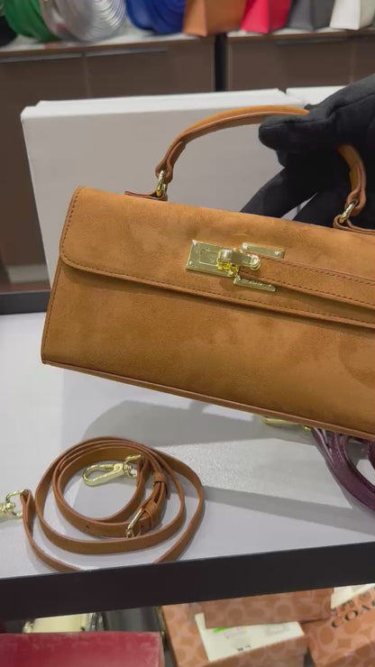 JW PEI Keyla Top Handle Bag – Vegan Leather | Premium Quality (Mustard)