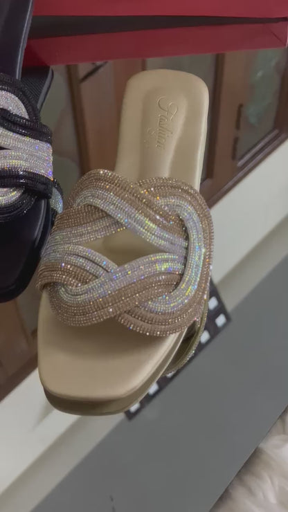 Fashionsteps Flats – Premium Quality (Black/Silver)