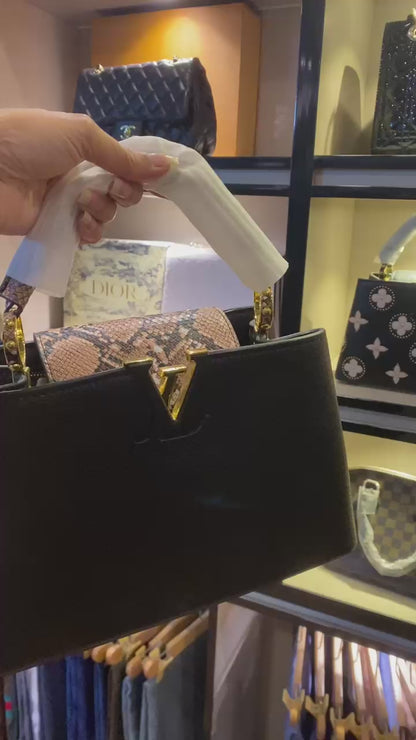 Louis Vuitton Capucines Bag (white)