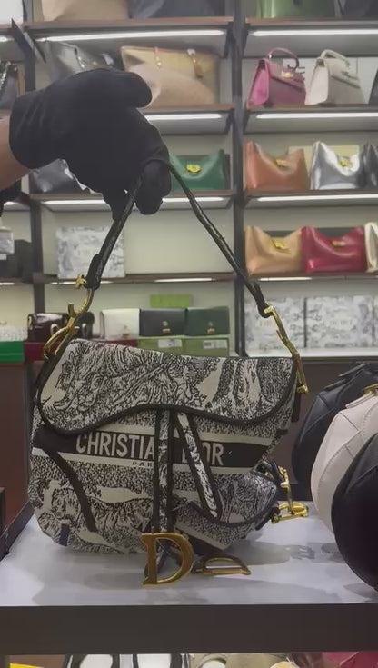 DIOR Saddle Bag – Premium Quality Designer Women Bag (White)