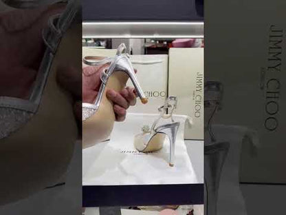 J-I-M-M-Y C-H-O-O Sacora Pearl-Embellished Heel Pumps (Silver Beige)