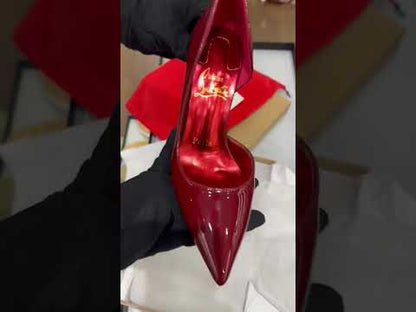 CHRISTIAN LOUBOUTIN IRIZA PUMPS – Women Heels | Premium Imported Patent Leather (Red)