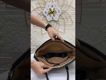 G-U-C-C-I Luxury Signature Large Women Bag | Super Premium Edition (Black-1)