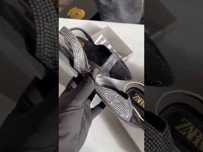 Z-A-R-A Flat Slippers – Everyday Women Footwear (Black)