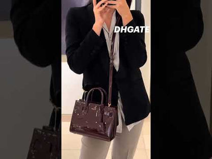 Y-S-L Luxury Small Tote Women Bag – Premium Leather Edition (Brown)