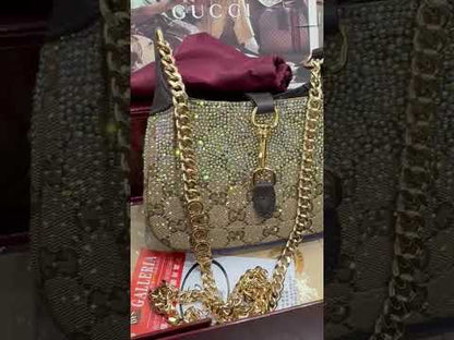 G-U-C-C-I Jackie Notte Mini Crystal Women Bag – Premium Edition