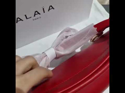 A-L-A-Ï-A Le Click East West Medium Shoulder Women Bag – Elegant Edition (Red)