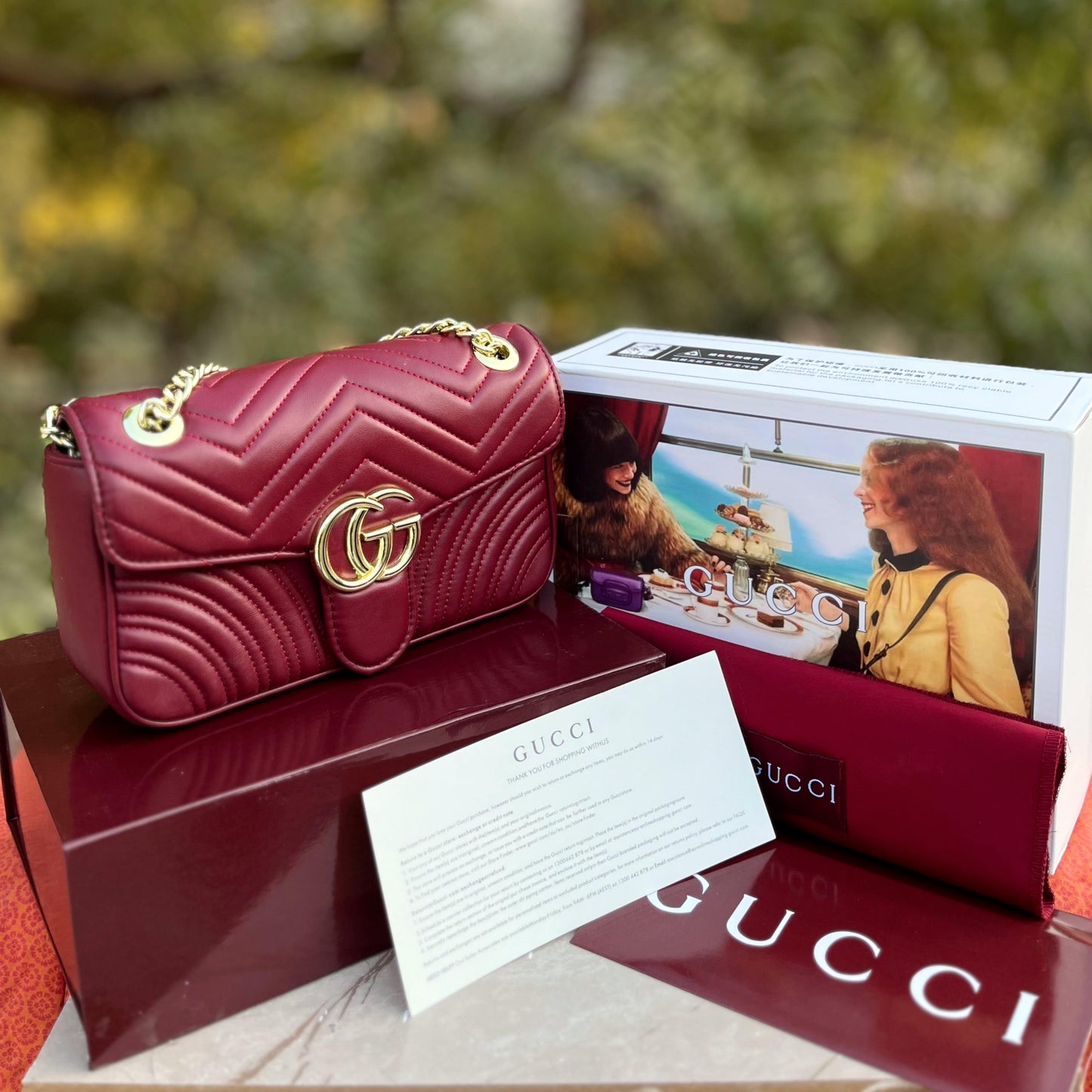 GUCCI Marmont – Master Quality Women Bag (Red)