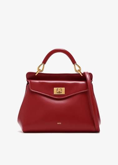 JW PEI Lucia Classic Top Handbag – Premium Women Bag (Red)