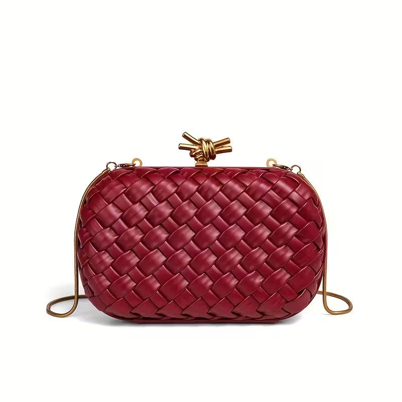 Bottega Veneta Knot Clutch – Premium Quality (Red)