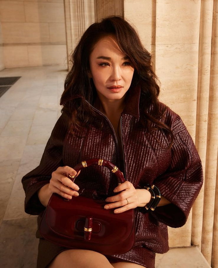 GUCCI BAMBOO 1947 – Women Top Handle Bag (Red)