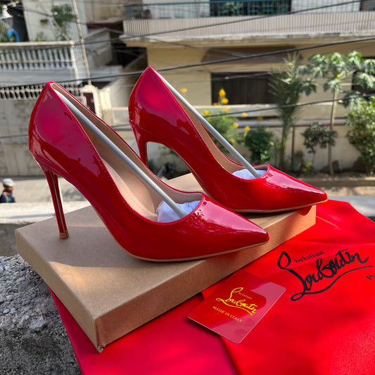 Christian Louboutin Women Heel Pumps – Master Quality Imported Collection (Red)