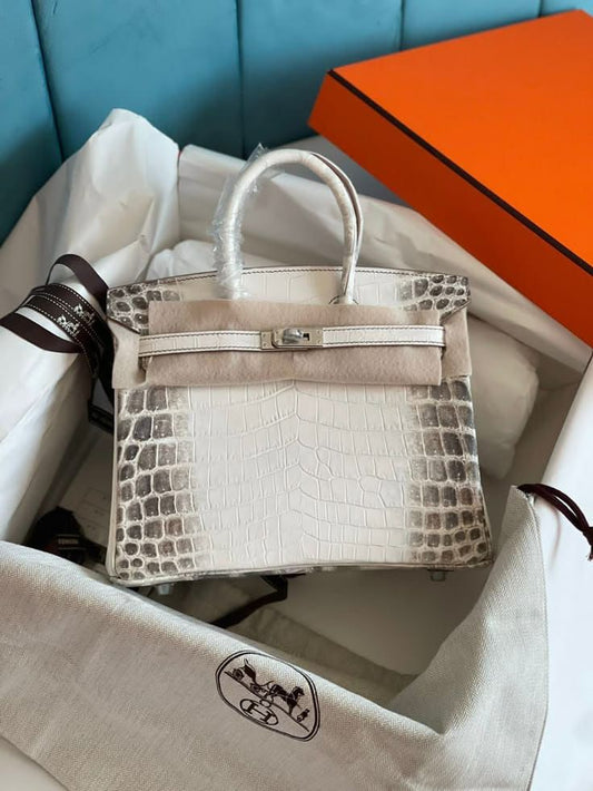 H-E-R-M-È-S Himalayan Birkin – Iconic Luxe Women Bag (White)