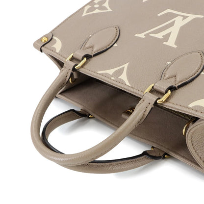 L-O-U-I-S V-U-I-T-T-O-N On The Go PM Empreinte 2Pc Set – Luxe Carry Women Bag (Cream/Dove)
