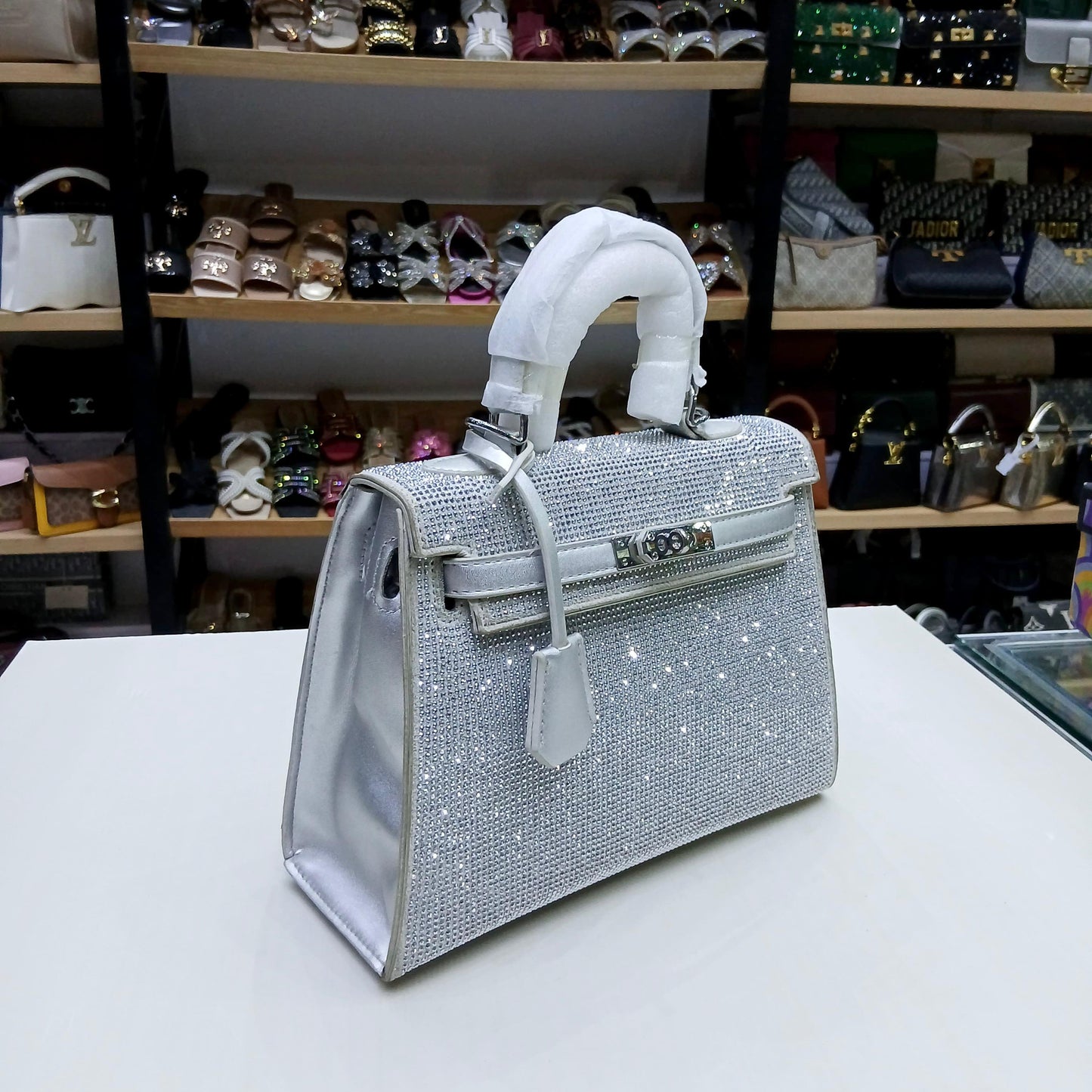 HERMÈS – Kelly Stylish & Fancy Women Bag (Silver)