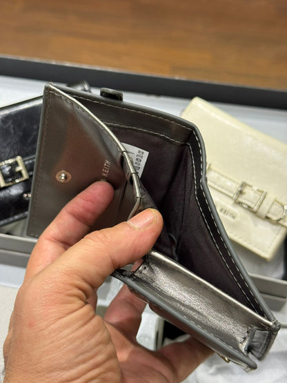 CHARLES & KEITH SLOANE METALLIC CHAIN-HANDLE WALLET – Women Bag (Silver)