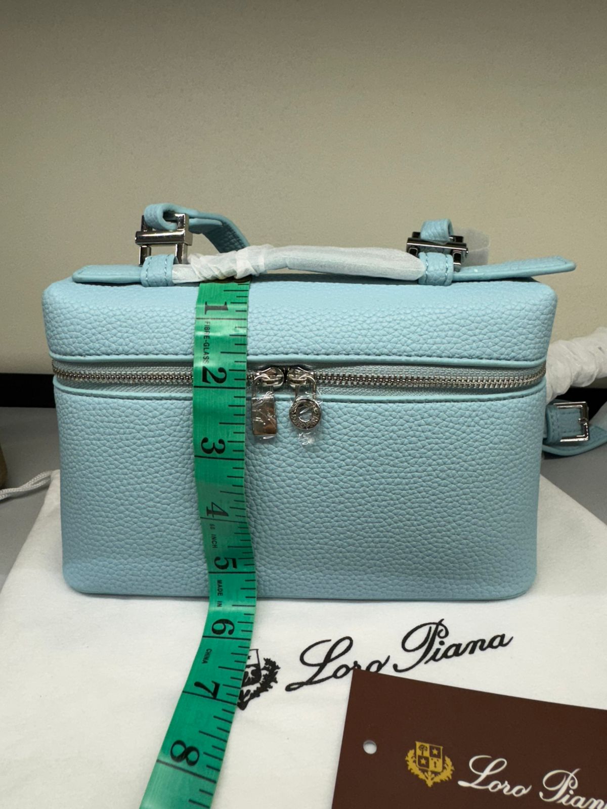 LORO PIANA Extra Pocket L19 Handbag (Taupe)