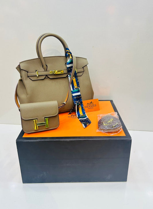 H-E-R-M-È-S BIRKIN NEW MODEL AAA MASTER – Women Bag (Taupe)