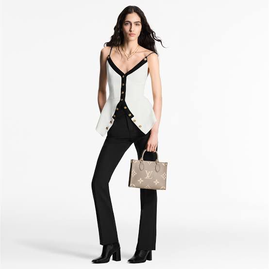 LOUIS VUITTON ONTHEGO PM (SMALL) – Women Bag (Taupe)