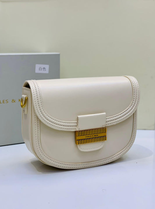 C-H-A-R-L-E-S & K-E-I-T-H New Design Premium Handbag for Women – (White)