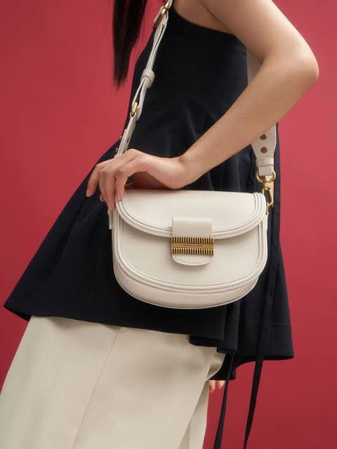 C-H-A-R-L-E-S & K-E-I-T-H New Design Premium Handbag for Women – (White)