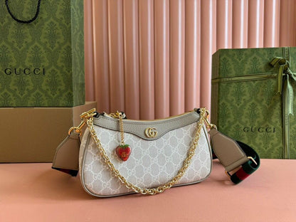 GUCCI Ophidia Small Shoulder Bag – Premium Quality (White)