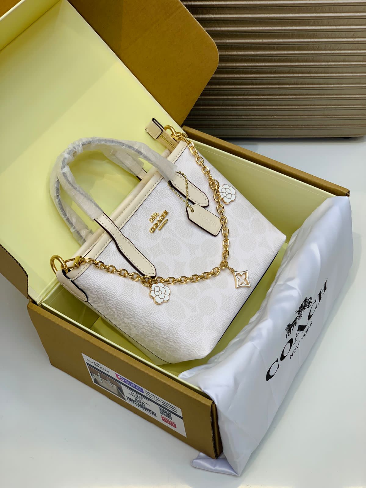 C-O-A-C-H City Mini Women Bag – New Design Official Model (White)