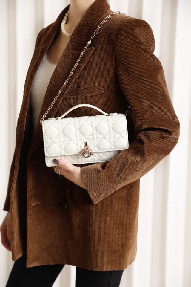 CHRISTIAN DIOR – MY DIOR MINI BAG (White)