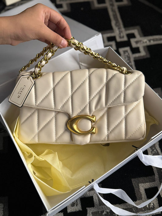 C-O-A-C-H TABBY SHOULDER BAG 26 – Women Bag (White)