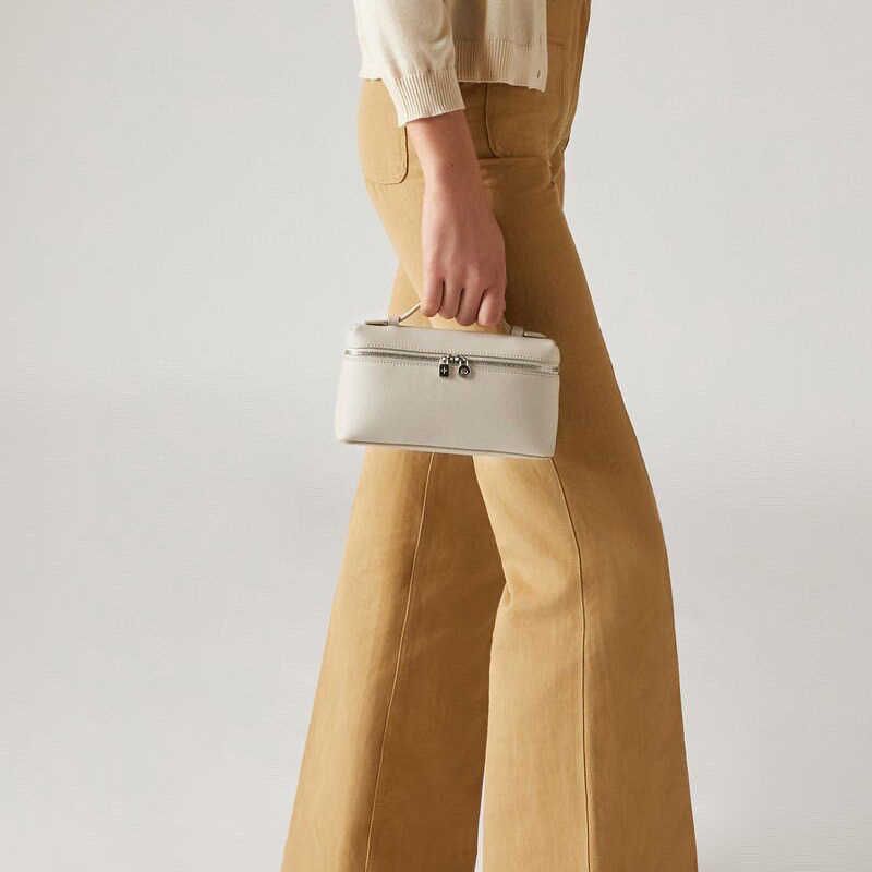 LORO PIANA Extra Pocket L19 Handbag (White)