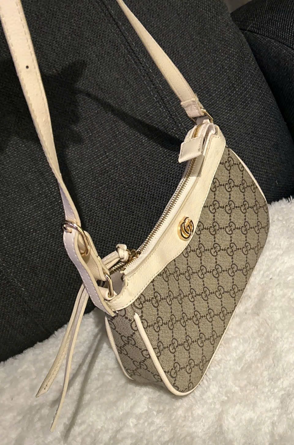 GUCCI OPHIDIA SMALL BAG – Women Bag (Off White Beige)