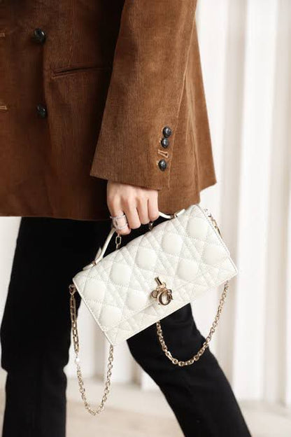 CHRISTIAN DIOR – MY DIOR MINI BAG (White)