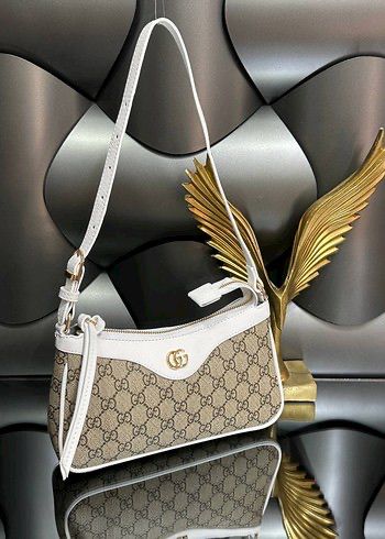 GUCCI OPHIDIA SMALL BAG – Women Bag (Off White Beige)
